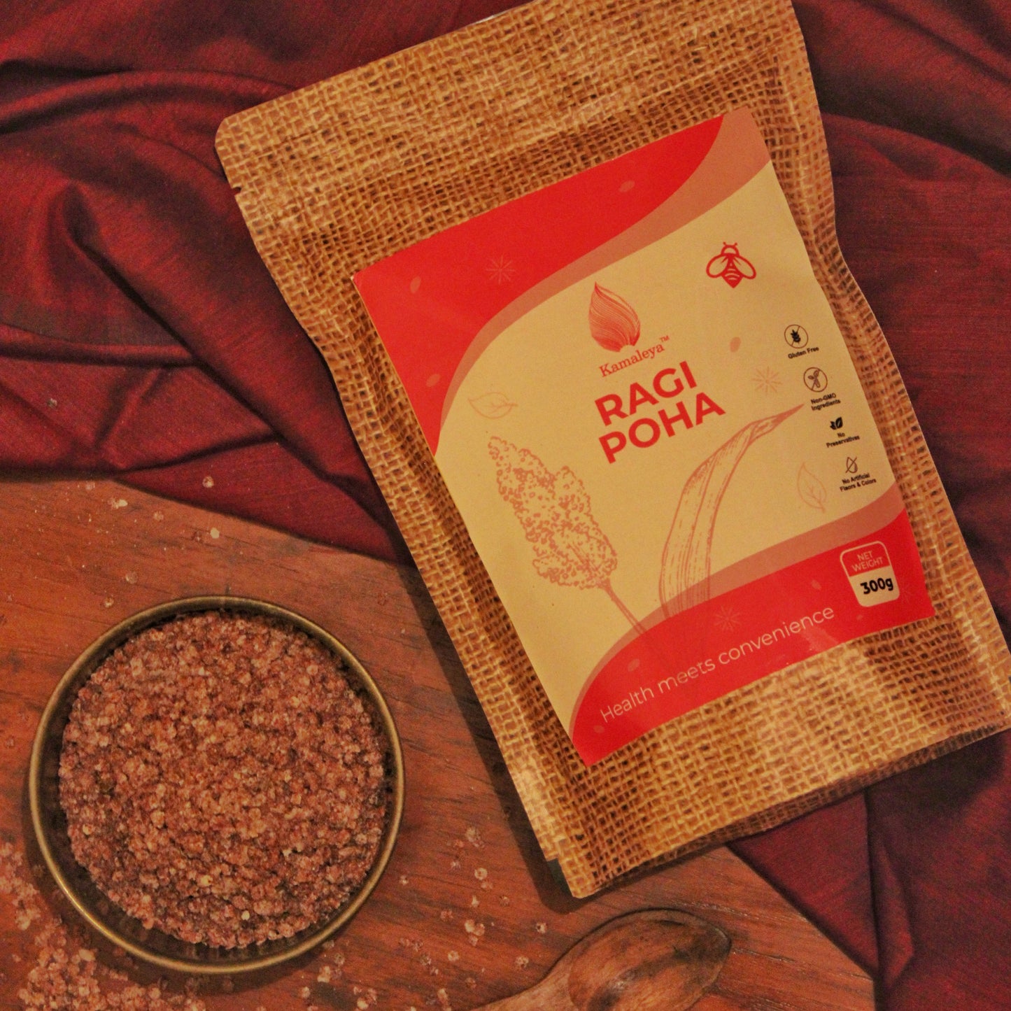 Millet Poha (Pack of three Little , Ragi, Black Rice poha )