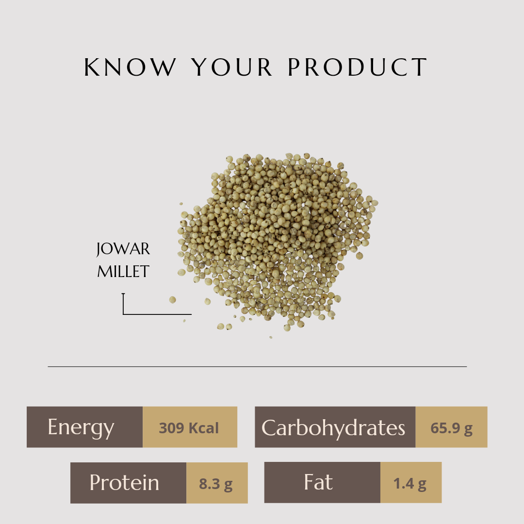 Jowar Millet (Sorghum/Cholam/Jola)