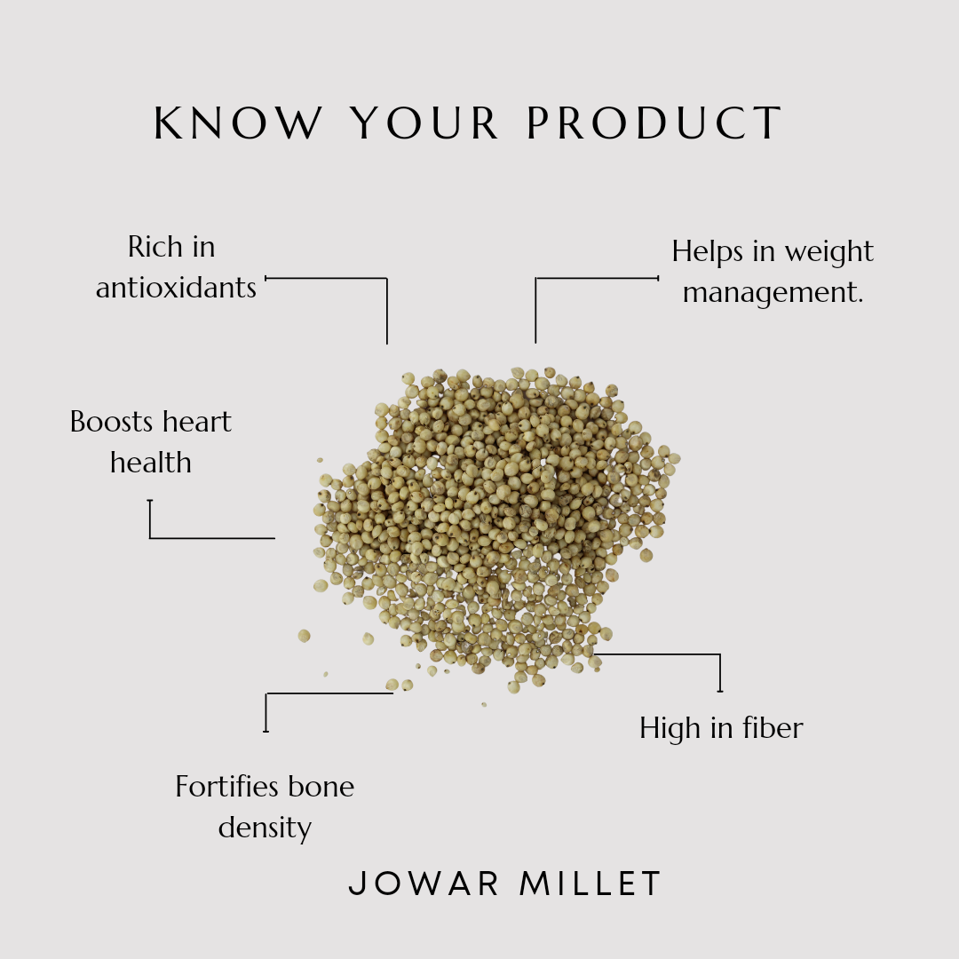 Jowar Millet (Sorghum/Cholam/Jola)