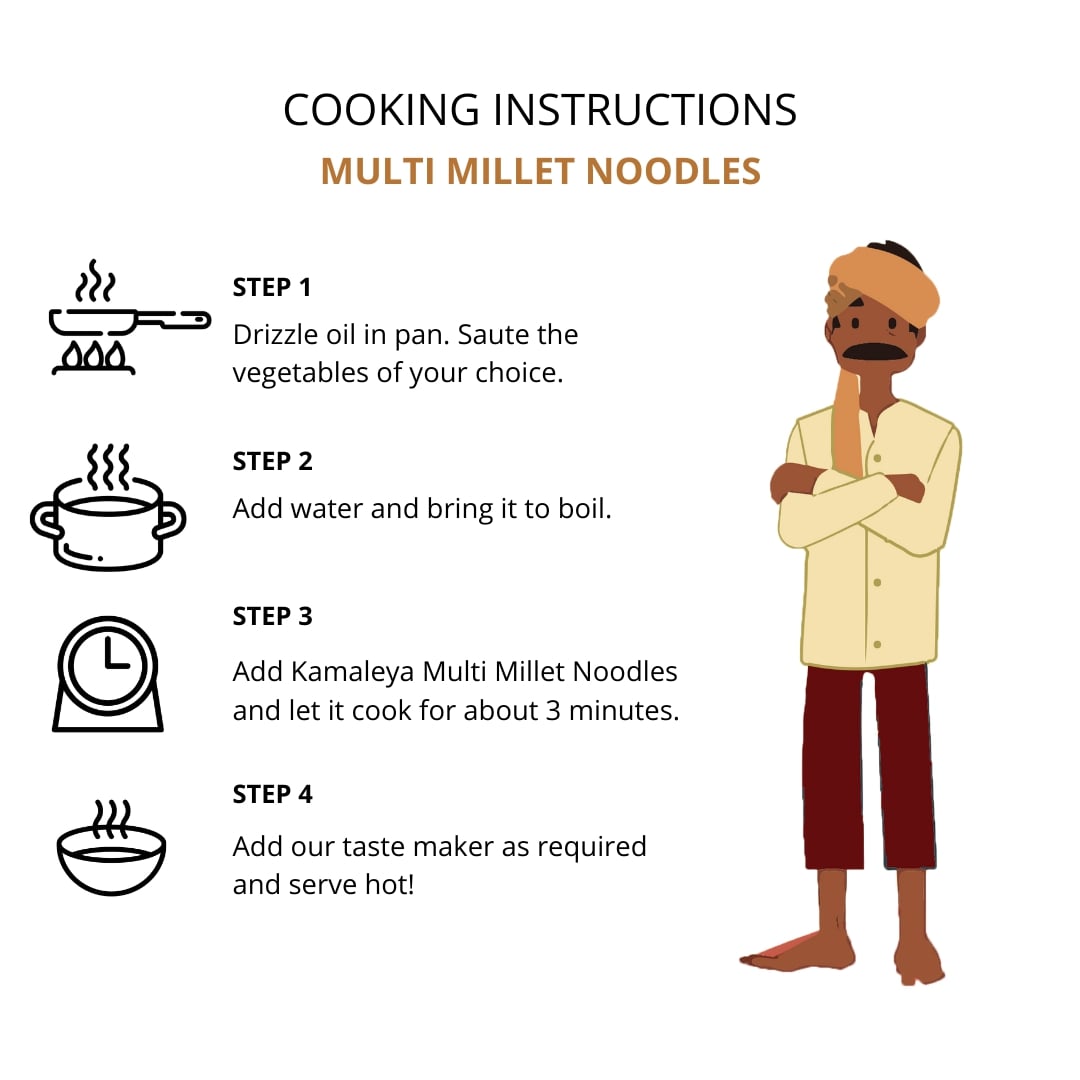 Multi-millet Noodles - Kamaleya 