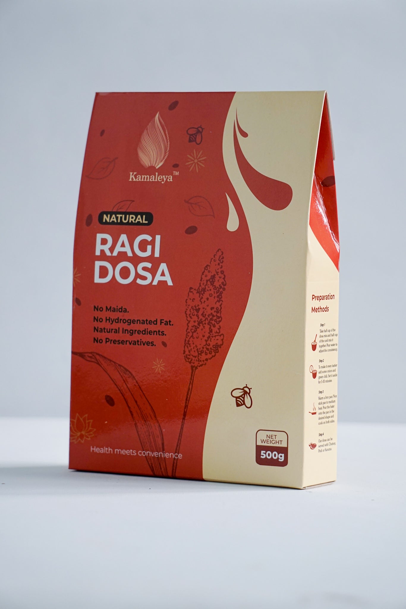 Ragi Dosa Mix (500 gms) - Kamaleya 