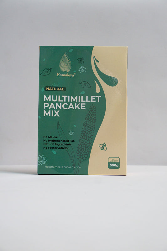 MultiMillet Pancake Mix (500 gms) - Kamaleya 