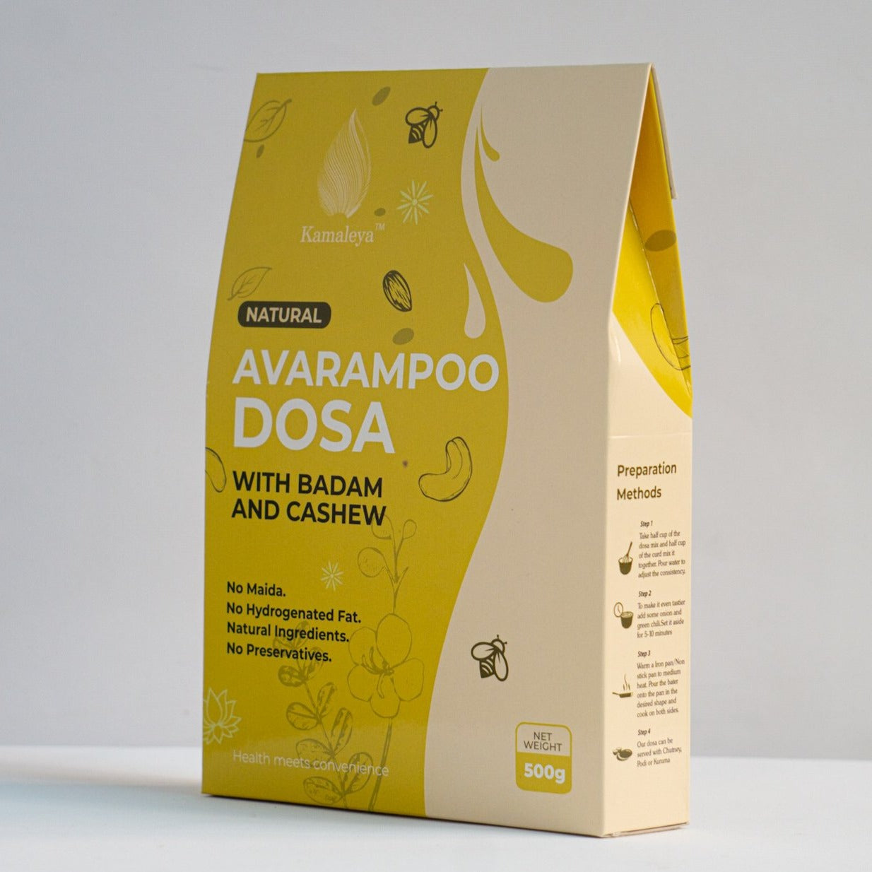 Avarampoo Dosa Mix with Cashew And Badam (500gms) - Kamaleya 