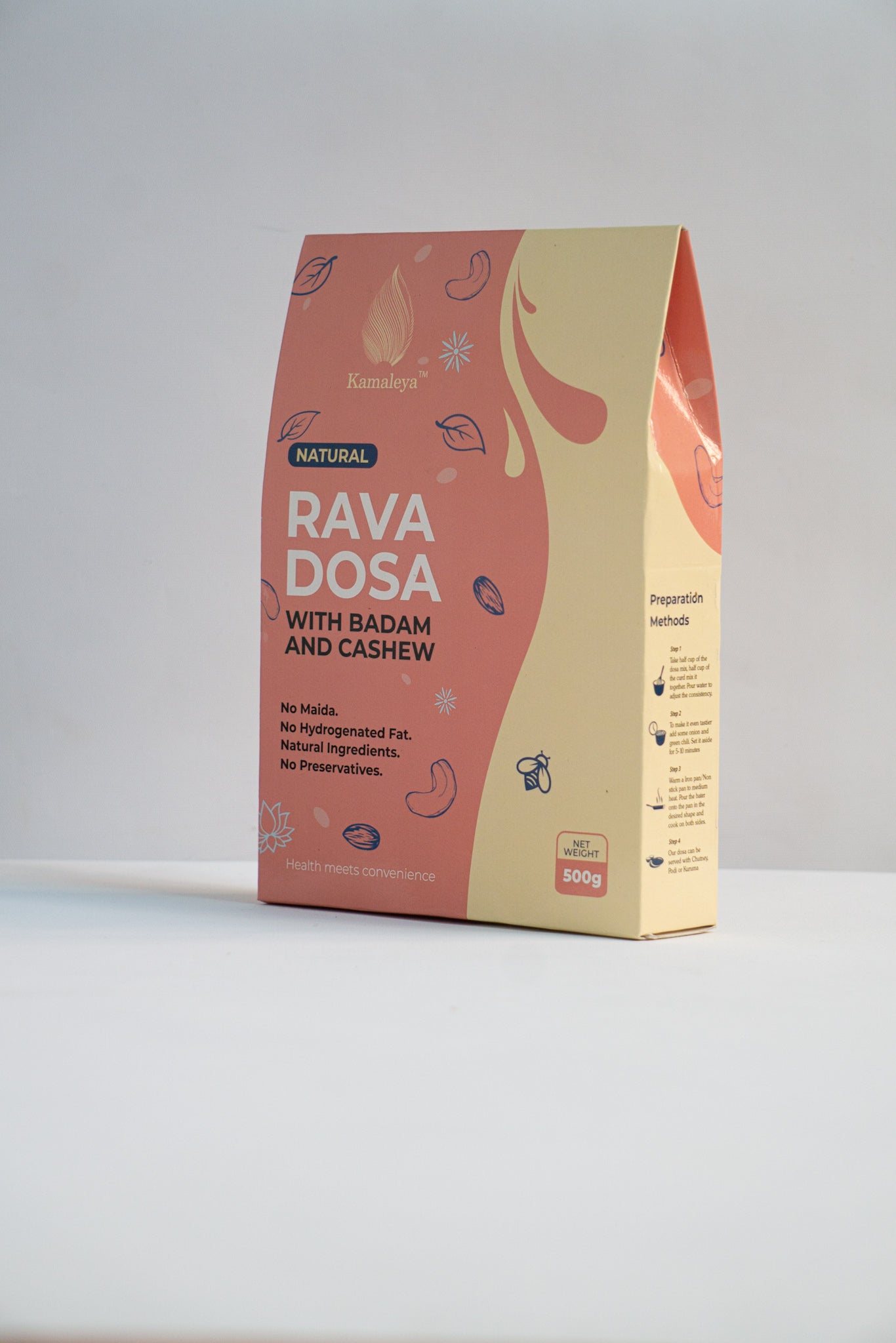 Rava Dosa With Cashew and Badam (500 gms) - Kamaleya 
