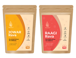 Jowar ,Ragi Rava combo (400 gms Each)