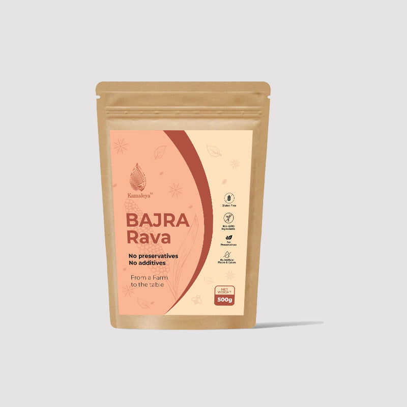 Bajra Millet Rava (400 gms) (Kambu\Sazzalu\Sajje)